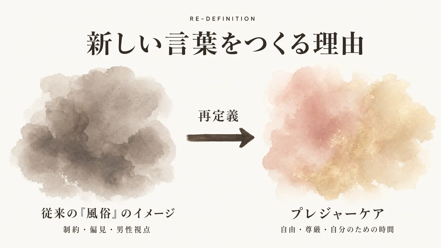 プレジャーケアへの再定義|東京ウラカレが業界を超えて提唱する新しいセルフケア・セクシャルウェルネスの形への概念転換ビジュアル